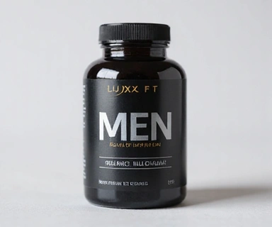 Flacone di integratore multivitaminico LuxFit