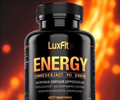 Flacone di integratore per l'energia LuxFit