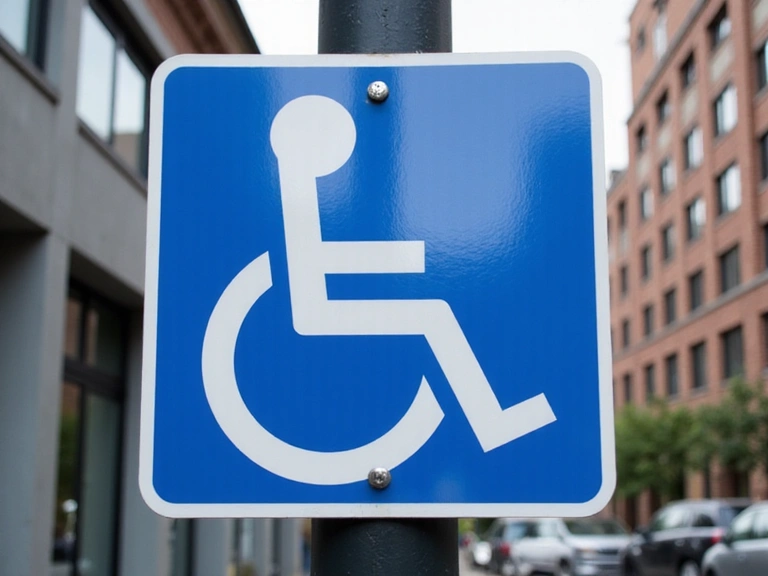 Segnale di parcheggio accessibile